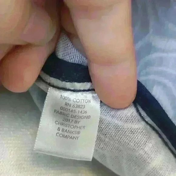 XL CJ Banks Women's 3/4 Sleeve Abstract Button Up Jacket 100% Cotton - Picture 6 of 13